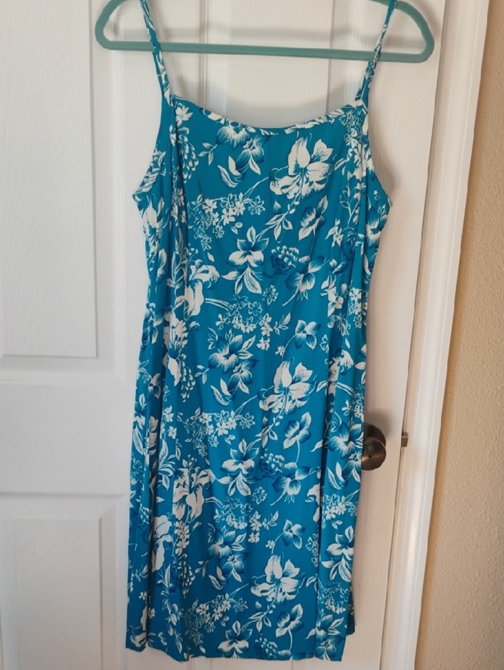 Lauren Ralph Lauren Green Label Silk Hawaiian Floral Print Dress Size 12